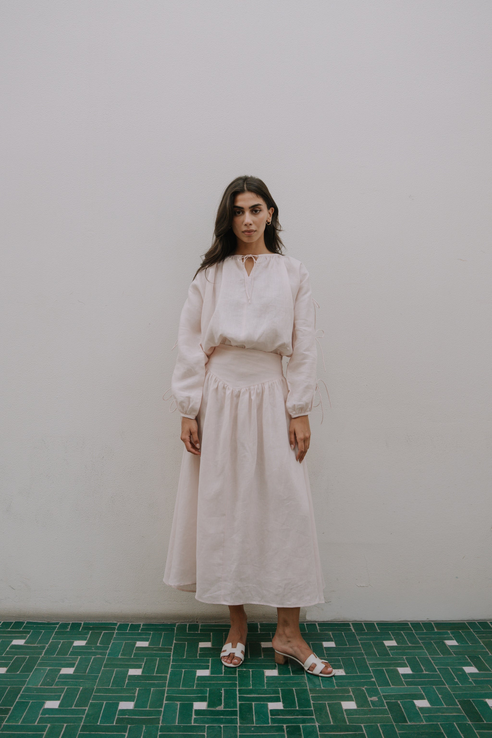 The Simra Top - Light Pink