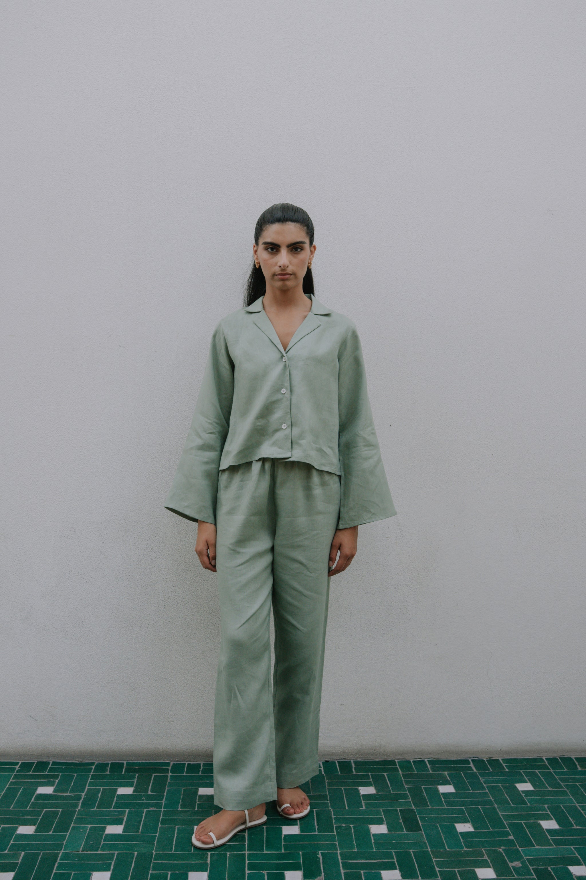 The Anubhi Set - Pistachio Green