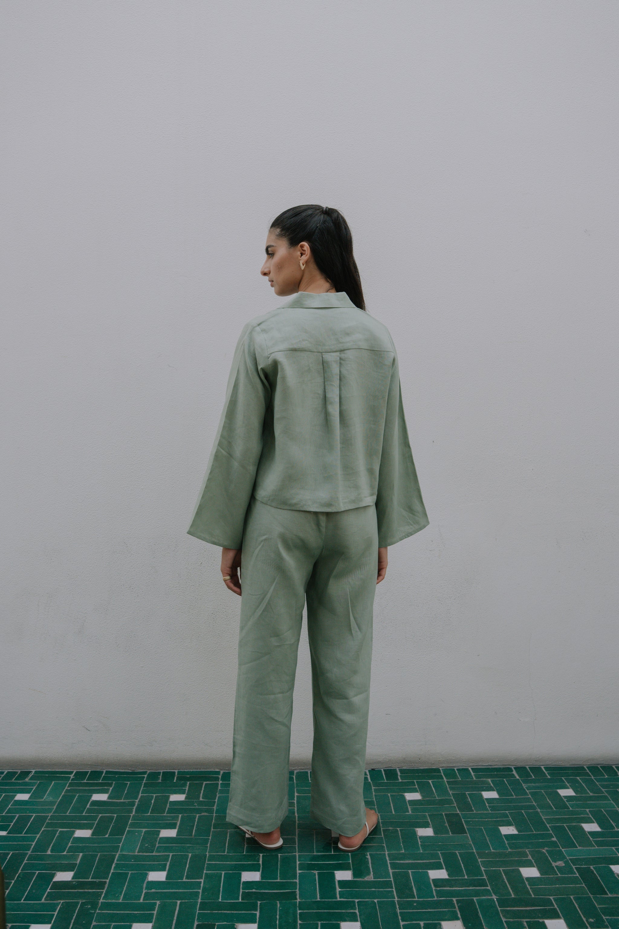 The Anubhi Set - Pistachio Green