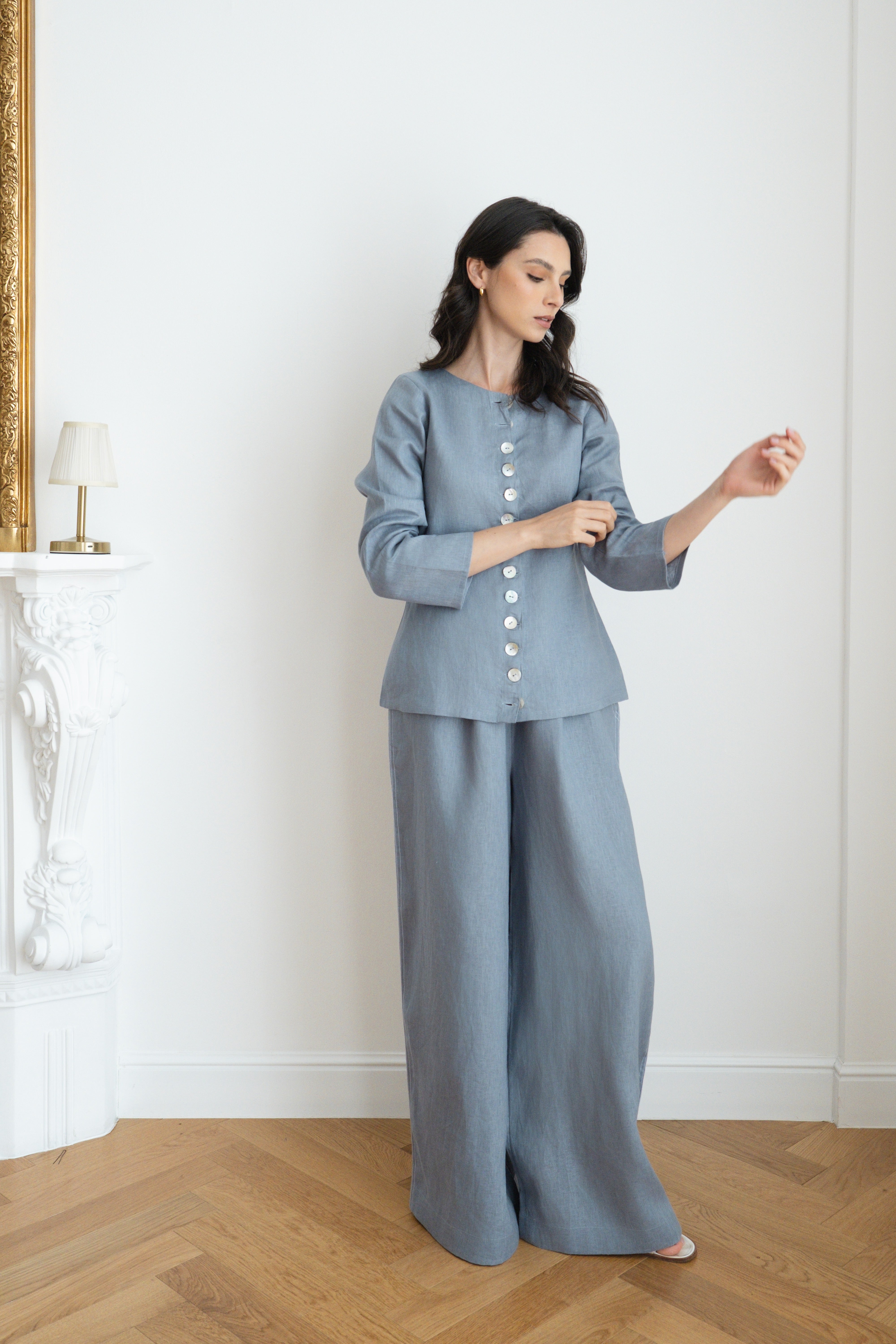 The Vest Pants — Denim Blue