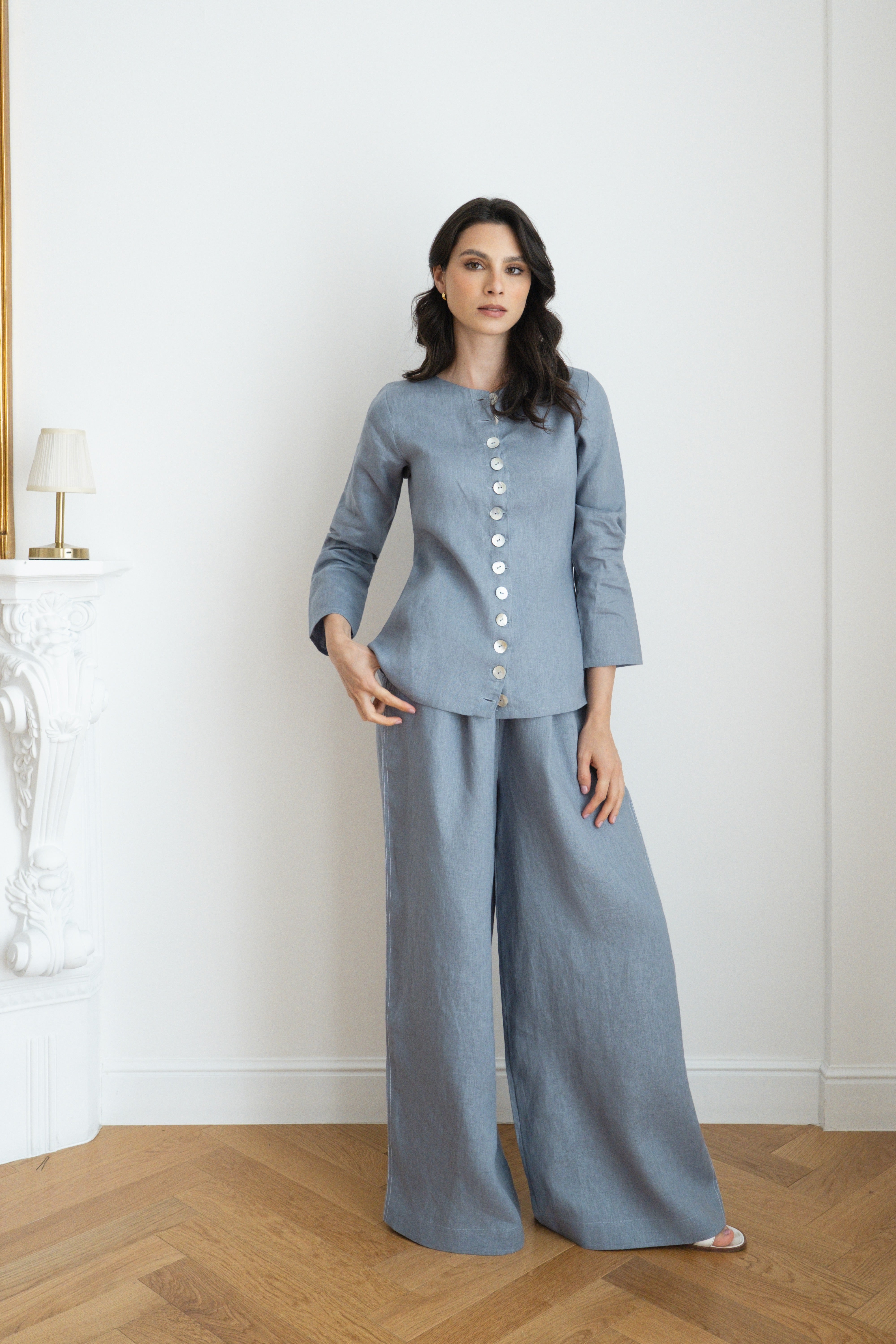 The Vest Pants — Denim Blue