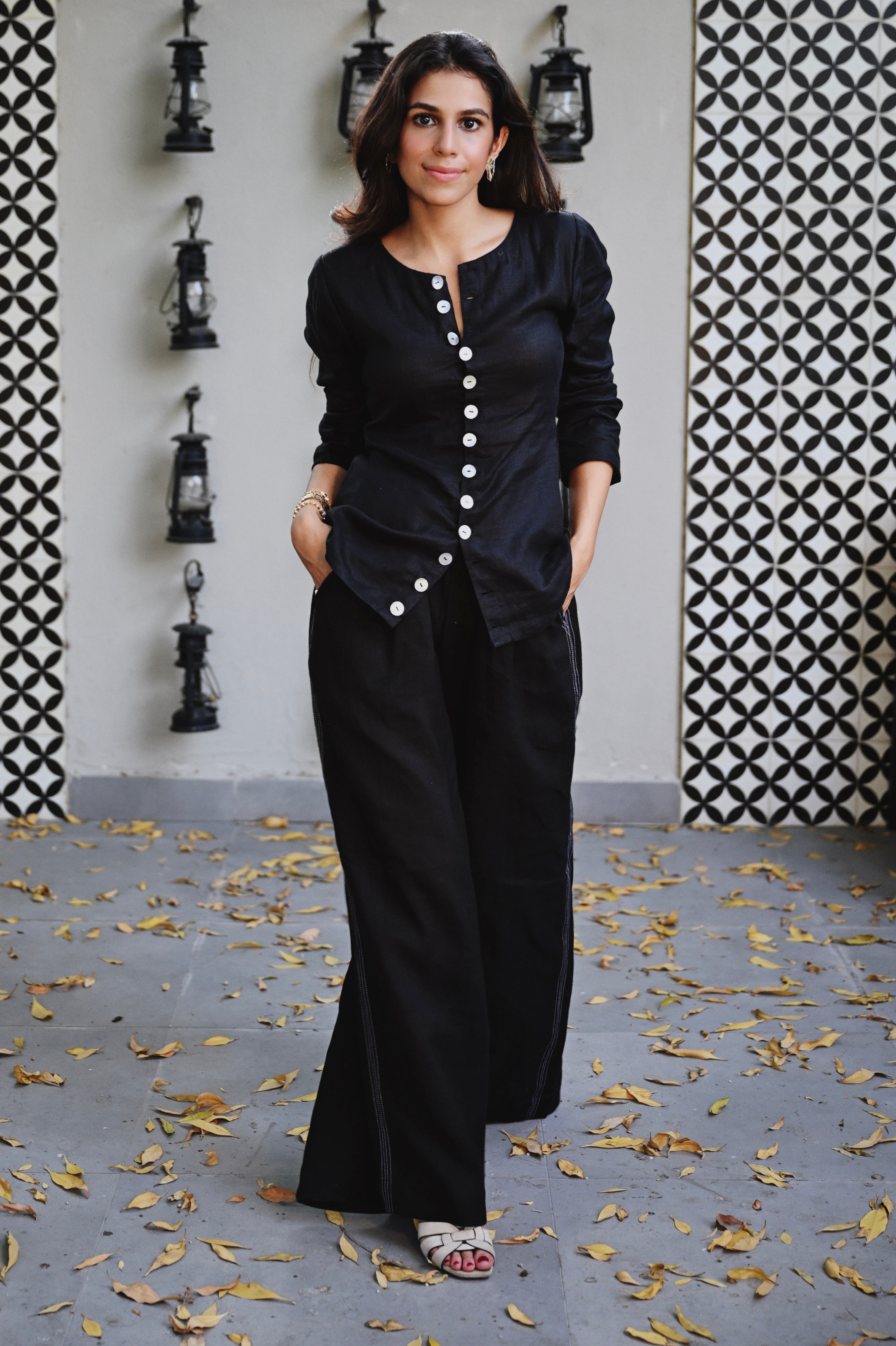 The Vest Pants — Black